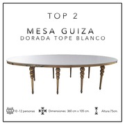 TOP 2 - MESA GUIZA